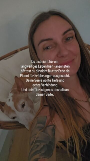 Du hast dir den Planeten Erde nicht ausgesucht, um dich zu langweilen.
Die Erde ist intensiv. Roh. Echt.
Und genau das wollte deine Seele erfahren.
Also hör auf zu glauben, dass alles „gegen dich“ läuft.
Du bist nicht das Opfer deiner Umstände –
du bist hier, um bewusst zu fühlen, zu wachsen und dich zu erinnern.
Und dein Tier?
Hat sich genau diesen Weg mit dir ausgesucht.
Nicht zufällig.
Sondern als Teil eures gemeinsamen Seelenplans. Freiwillig, mit eigenem Willen.
Es begleitet dich und fühlt dich auf einer Ebene,
die weit über Worte hinausgeht.
Vielleicht ist es Zeit, aufzuhören zu kämpfen –
und wirklich hinzuhören.
