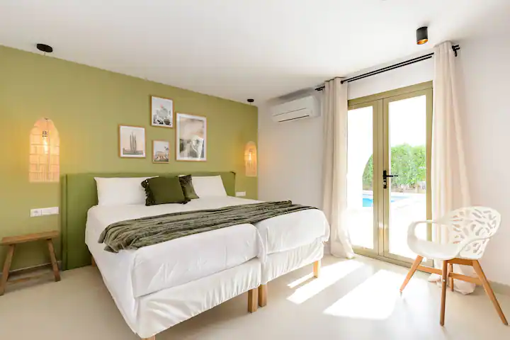 Grünes Retreat Zimmer
